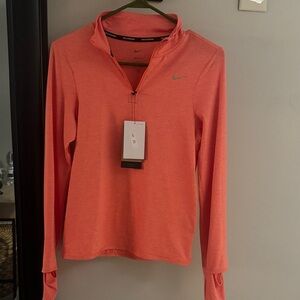 Nike Women's Bright Coral Long Sleeve Top